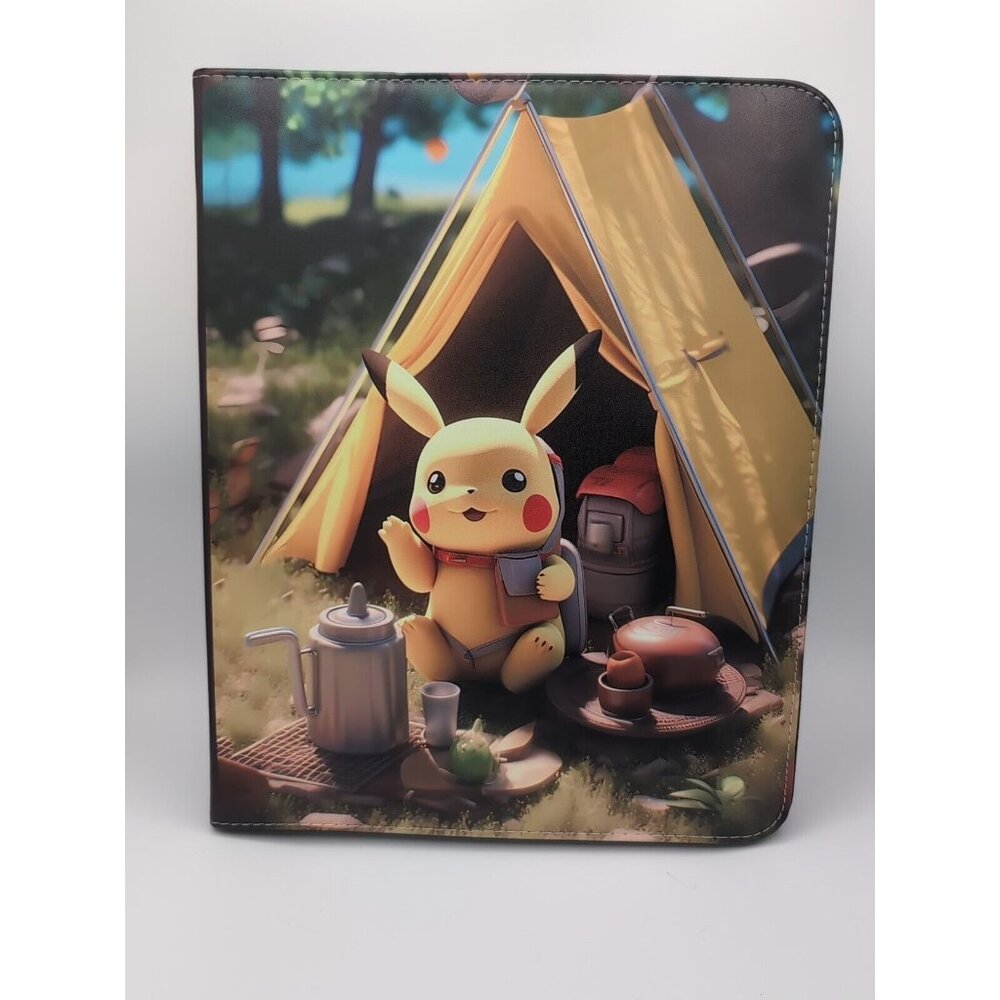 Pokemon Trading Card Game Collection Binder Pikachu Cute with 35 pages